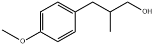 Benzenepropanol, 4-methoxy-β-methyl- Struktur