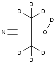 2-(Hydroxy-d)-2-(methyl-d3)propanenitrile-3,3,3-d3