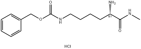 H-Lys(Z)-Nhme Hydrochloride Struktur