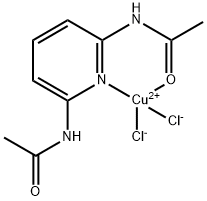 Copper dichloro[n,n-2,6-pyridinediylbis[acetamide]]- Struktur