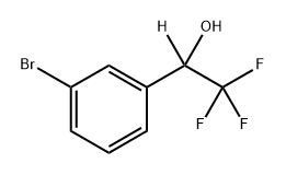 Benzenemethan-d-ol, 3-bromo-α-(trifluoromethyl)- (9CI) Struktur