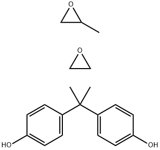 Oxirane, methyl-, polymer with oxirane, ether with 4,4-(1-methylethylidene)bisphenol (2:1) Struktur