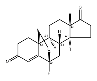 (6β)-6,19-epoxyandrost-4-ene-3,17-dione Struktur