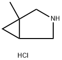 1-methyl-3-azabicyclo[3.1.0]hexane hydrochloride Struktur