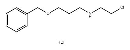 1-Propanamine, N-(2-chloroethyl)-3-(phenylmethoxy)-, hydrochloride (1:1)