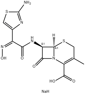 Cefdinir Impurity 1 Sodium Salt Struktur