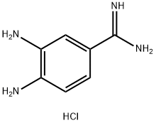 3,4-Diaminobenzimidamide hydrochloride Struktur