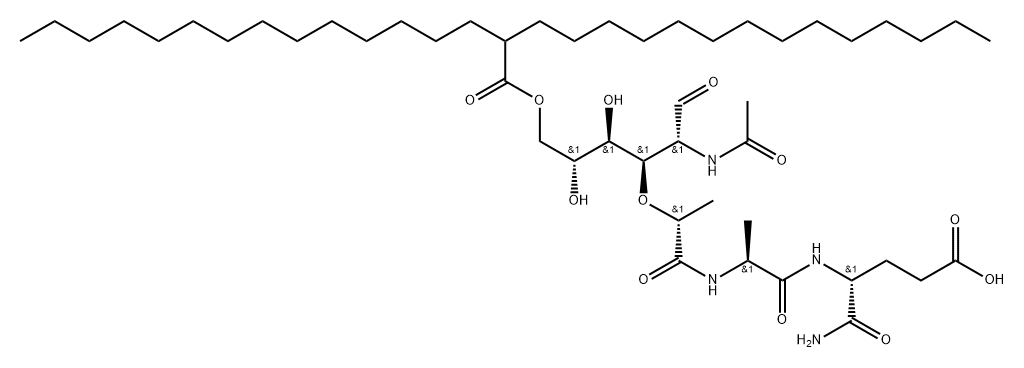 B 30-muramyl dipeptide Struktur