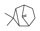 (1α,2α,4α,5α)-3,3-Dimethyl-8-methylenetricyclo[3.2.1.02,4]octane Struktur