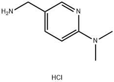 5-(Aminomethyl)-N,N-dimethylpyridin-2-amine dihydrochloride Struktur