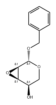 (1β,6β)-2β-(Benzyloxy)-3,7-dioxabicyclo[4.1.0]heptane-5α-ol Struktur