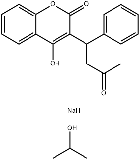 Warfarin Sodium Clatharate  Struktur