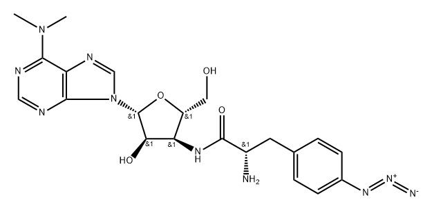 4-azidopuromycin Struktur