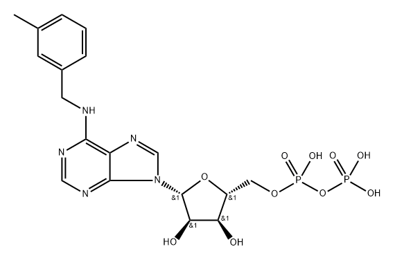 6-(3-MeBn)-ADP Struktur