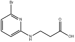 β-Alanine, N-(6-bromo-2-pyridinyl)- Struktur