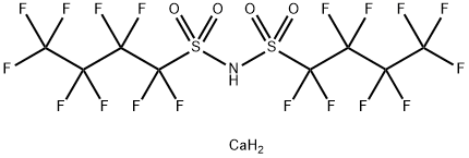 Calcium(II) Bis(nonafluorobutanesulfonyl)imide Struktur