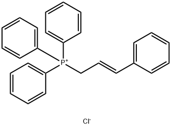 Phosphonium, triphenyl[(2E)-3-phenyl-2-propen-1-yl]-, chloride (1:1) Struktur