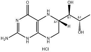 (6S)-5,6,7,8-tetrahydro-L-erythro-biopterin dihydrochloride Struktur