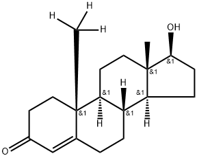 19-d3-Testosterone Struktur