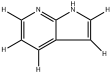 1H-Pyrrolo[2,3-b]pyridine-2,3,4,5,6-d5 Struktur