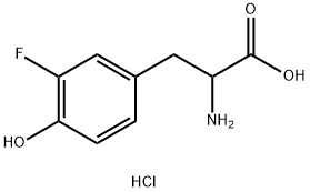 Tyrosine, 3-fluoro-, hydrochloride (9CI) Struktur