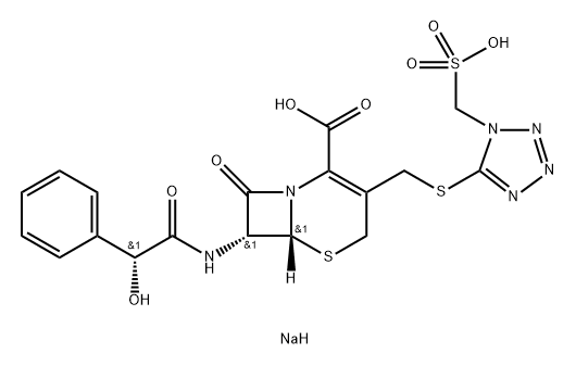 Cefonicid monosodium Structure