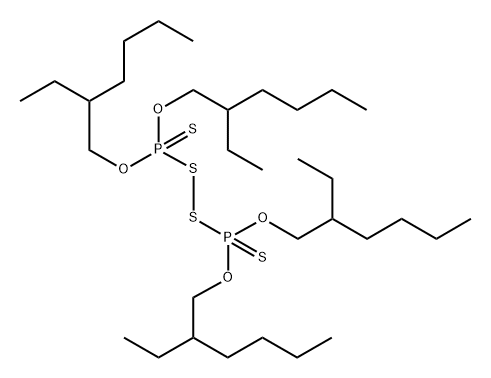 Bis[O,O-di(2-ethylhexyl)thiophosphonyl]disulfide Struktur