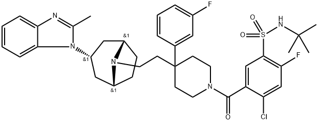 CCR5 antagonist 1 Struktur