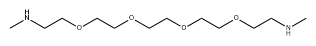 MeNH-PEG4-NHMe Struktur