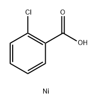 Bis(2-chlorobenzoic acid)nickel(II) salt Struktur