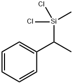 Methyl(α-methylbenzyl)dichlorosilane Struktur