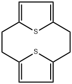 13,14-Dithiatricyclo[8.2.1.14,7]- tetradeca-4,6,10,12-tetraene Struktur