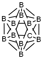 1-Carba-closo-dodecaborateMe3NHsalt Struktur