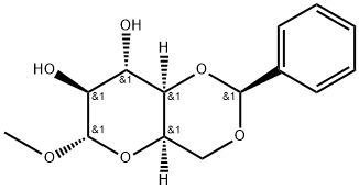 methyl 4,6-O-benzylidene-idopyranoside Struktur