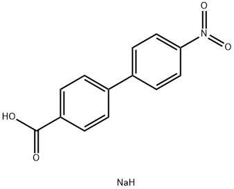 4′-Nitro(1,1′-biphenyl)-carbonsure, Na-Salz Struktur