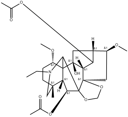 14-O-ACETYLDICTYOCARPINE Struktur