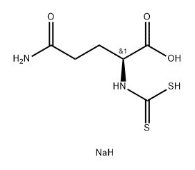 N-(DITHIOCARBOXY)-L-GLURALAMINE DISOEIUM SALT Struktur