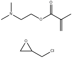 POLY(3-CHLORO-2-HYDROXYPROPYL-2-METHACRYLOXYETHYLDIMETHYLAMMONIUM CHLORIDE) Struktur