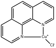 Chloro(1,10-phenanthroline)copper(I) Struktur