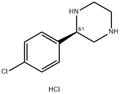 Piperazine, 2-(4-chlorophenyl)-, hydrochloride (1:2), (2R)- Struktur