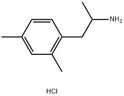 1-(2,4-dimethylphenyl)propan-2-amine hydrochloride Struktur