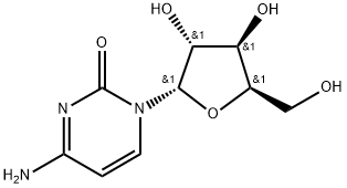 2(1H)-Pyrimidinone, 4-amino-1-α-D-xylofuranosyl- Struktur