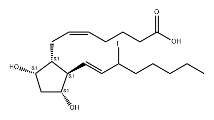 15-fluoro-15-deoxyprostaglandin F2alpha Struktur