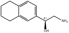 (S)-2-amino-1-(5,6,7,8-tetrahydronaphthalen-2-yl)ethan-1-ol Struktur