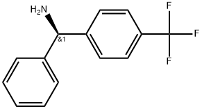 Benzenemethanamine, α-phenyl-4-(trifluoromethyl)-, (αR)- Struktur