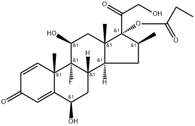 6 beta-hydroxybetamethasone 17-propionate Struktur