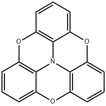 4,8,12-Trioxa-12c-azadibenzo[cd,mn]pyrene Struktur