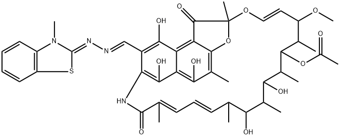 benzothiazole-rifamycin Struktur