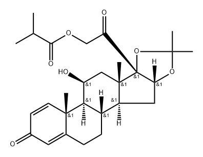 Desonide Isobutyrate Struktur