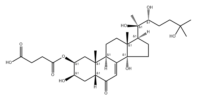 ecdysone 2-hemisuccinate Struktur